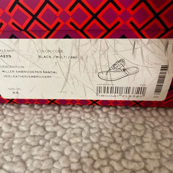 Tory Burch Miller Embroidered Sandals - Picture 11 of 11